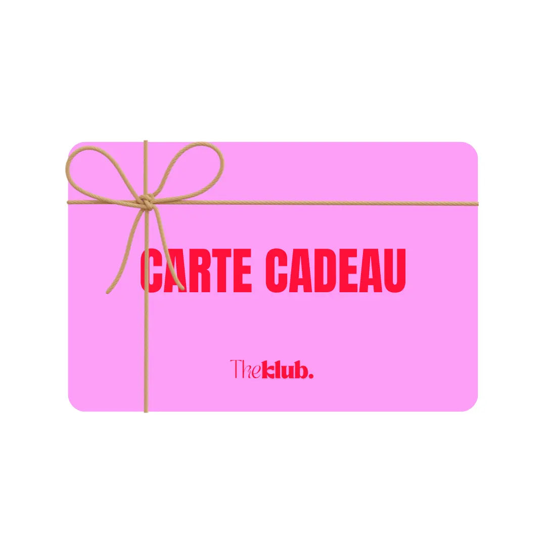 Carte-cadeau THE KLUB KLUBcarnet journaling guidé
