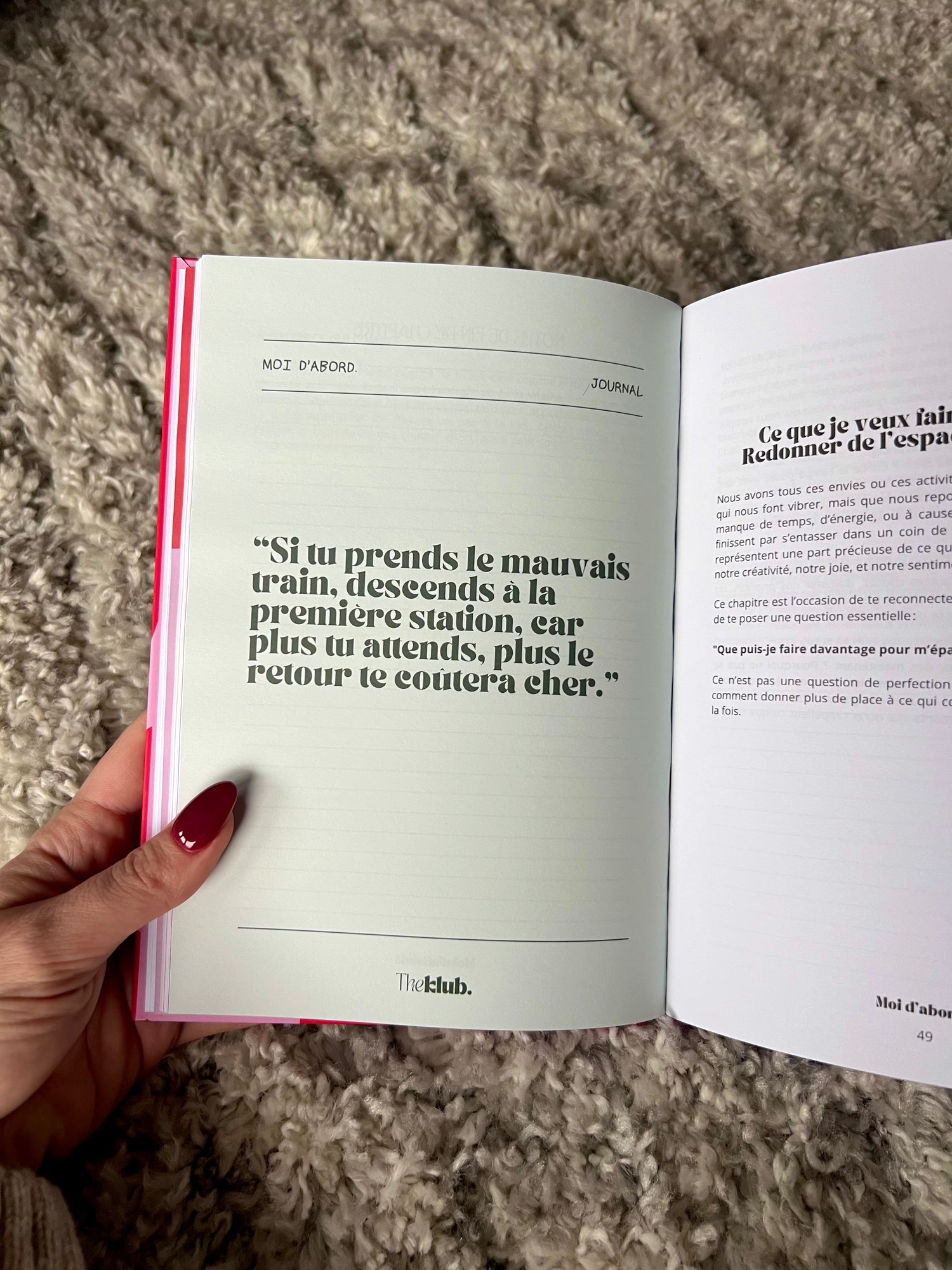 Carnet de journaling guidé et développement personnel – explore, évolue et réalise le meilleur de toi KLUBcarnet journaling guidé