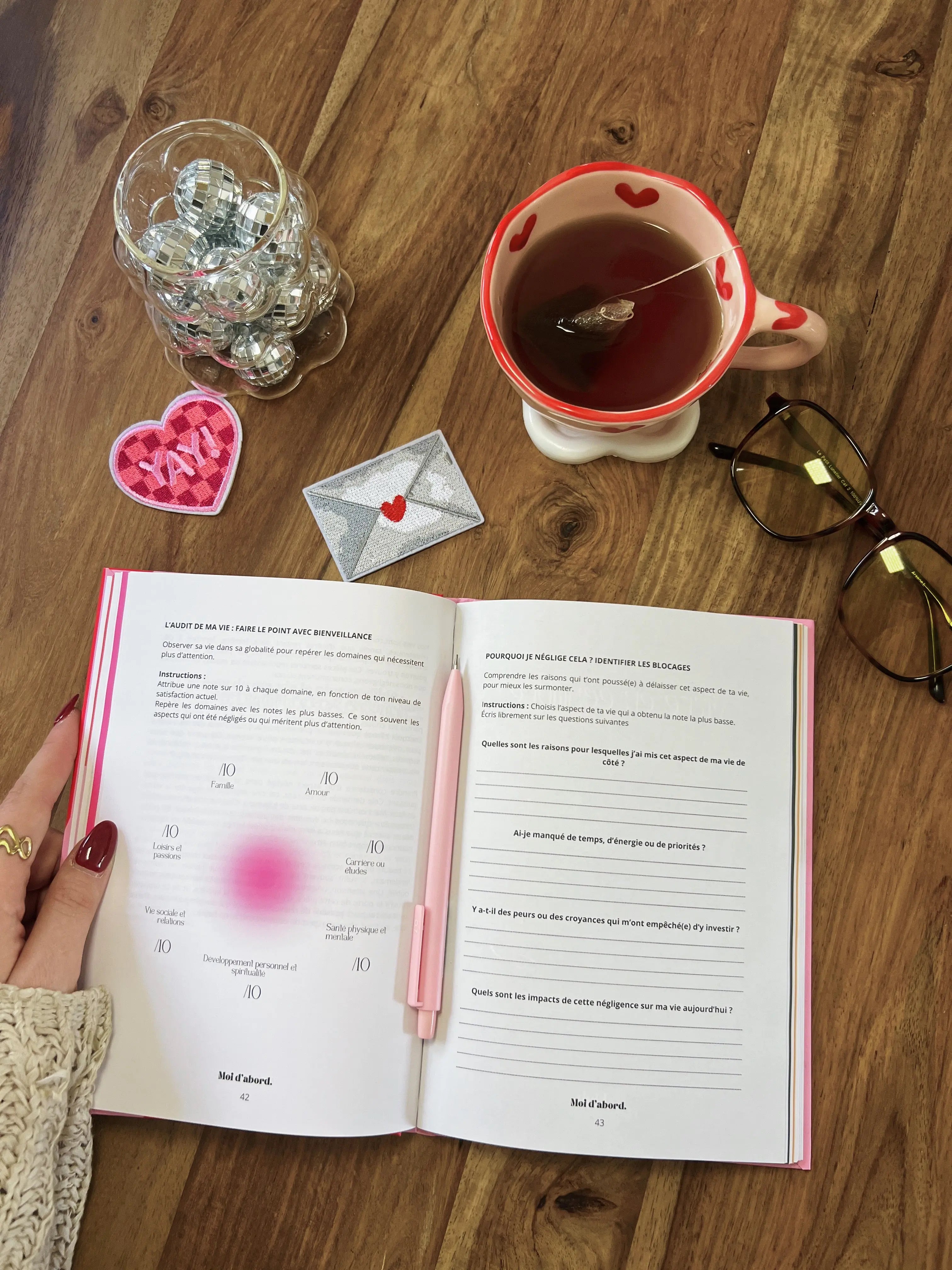 Carnet de journaling guidé