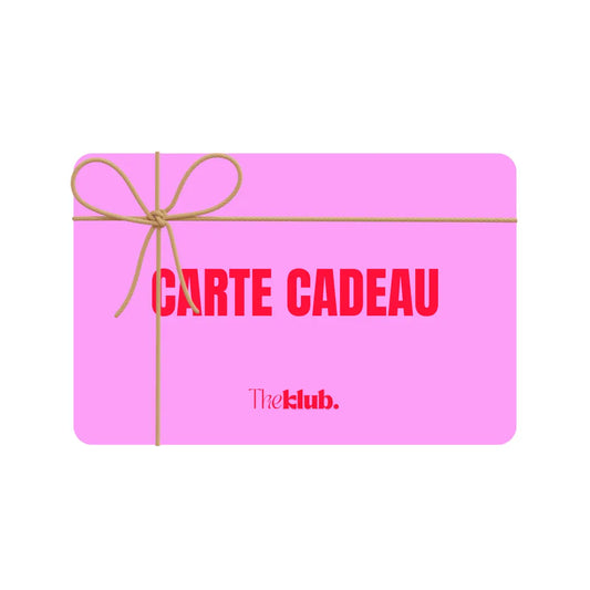 Carte-cadeau THE KLUB KLUBcarnet journaling guidé